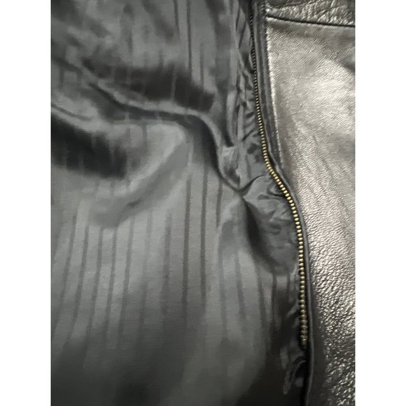 Wilson’s Leather Pelle Studio Genuine Leather Coat Parka Belted Jacket - Picture 12 of 12